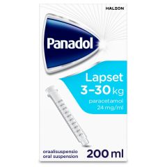 PANADOL oraalisuspensio 24 mg/ml 200 ml