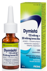 DYMISTA nenäsumute, suspensio 125/50 mikrog/annos 120 annosta