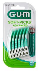 GUM SOFT PICKS ADVANCED MEDIUM 60 KPL