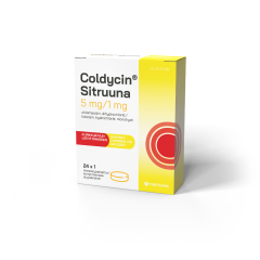 COLDYCIN SITRUUNA imeskelytabletti 5/1 mg 24 x 1 fol